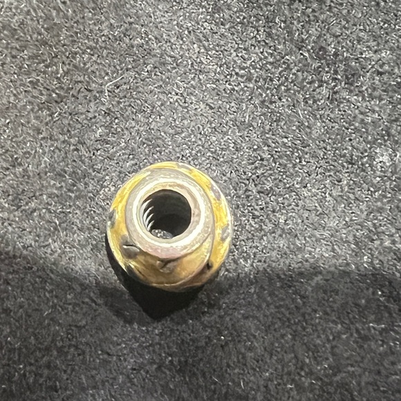 Pandora Authentic Beige Enamel Vines Charm. Retired. EUC - Picture 5 of 7